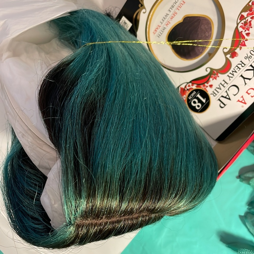 Saga Human Hair Remy Wig - Picture 11 of 16
